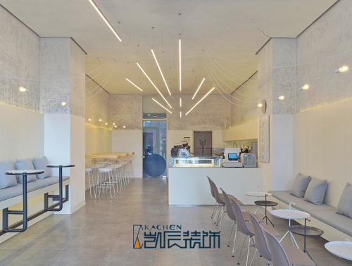 【华体会入口工装】合肥咖啡店装修设计效果图