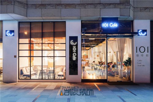 【华体会入口工装】合肥IOI咖啡店装修效果图展