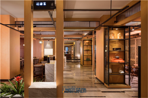 【华体会入口工装】中式餐厅装修设