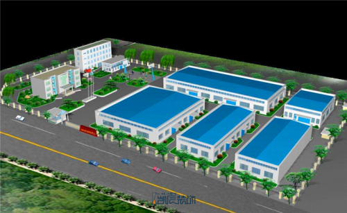 合肥厂房装修效果展示——华体会入口工装