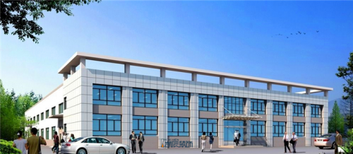 合肥厂房装修设计效果图——华体会入口工装