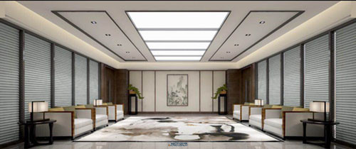 合肥铁创大厦办公室装修效果图【华体会入口装饰】